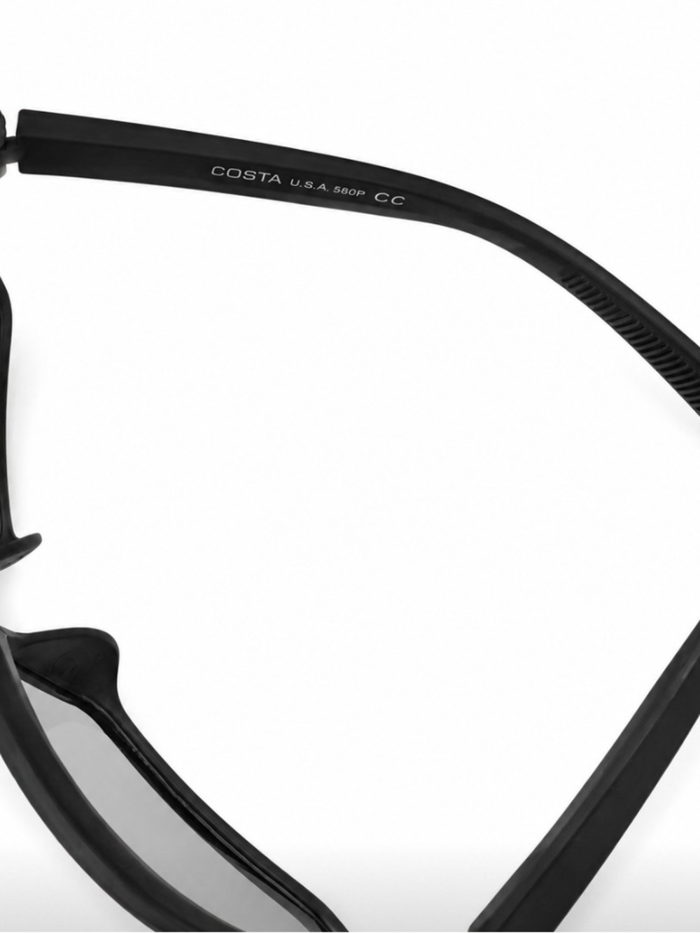 Costa Blue Mirror Sunglasses with Black Frame - Picture 3 of 9